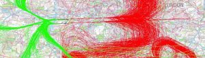 Heathrow Flight Paths over South East London